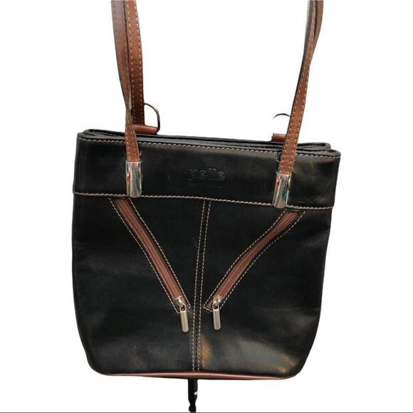 𝅺pelle Leather Cross Body Purse EUC - Picture 1 of 9